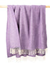 John Hanly Cashmere Throw - Lavender Purple
