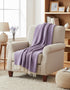 John Hanly Cashmere Throw - Lavender Purple