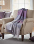 John Hanly Cashmere Throw - Lavender Lilac