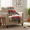 John Hanly Cashmere Throw | Multi Check