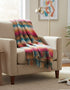 John Hanly Cashmere Throw | Multi Check