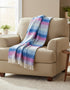 John Hanly Cashmere Throw | Blue Lavender Purple