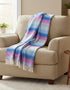 John Hanly Cashmere Throw | Blue Lavender Purple
