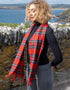 John Hanly Merino Scarf | Royal Stewart Tartan