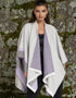 Jimmy Hourihan Fringed Shawl | Grey Lilac