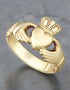 Heavy Gents Gold Claddagh Ring | New In