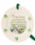Belleek Classic Irish Blessing Ornament