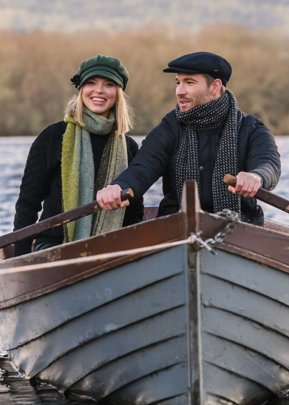 Mucros Islander Scarf | Green Mix