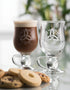 Galway Crystal Trinity Knot Shamrock Latte Mugs Pair