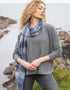 John Hanly Lambswool Scarf | Blue Grey