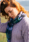 John Hanly Scarf | Denim Check