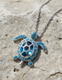 Pendentif Tortue de décembre avec cristaux Swarovski
