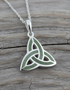 Silver Connemara Marble Trinity Necklace