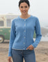 IrelandsEye Women's Killiney Cardigan | Pale Blue