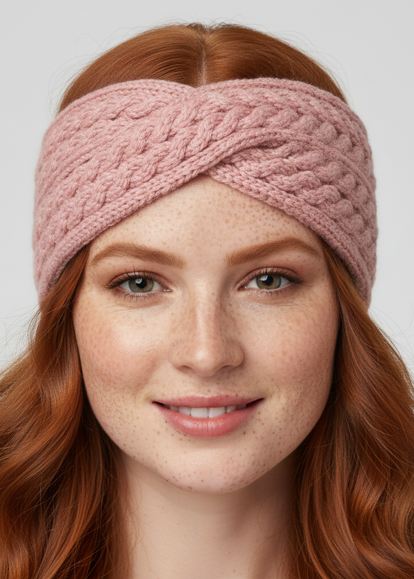 Women's Crossover Aran Headband - Clearance
