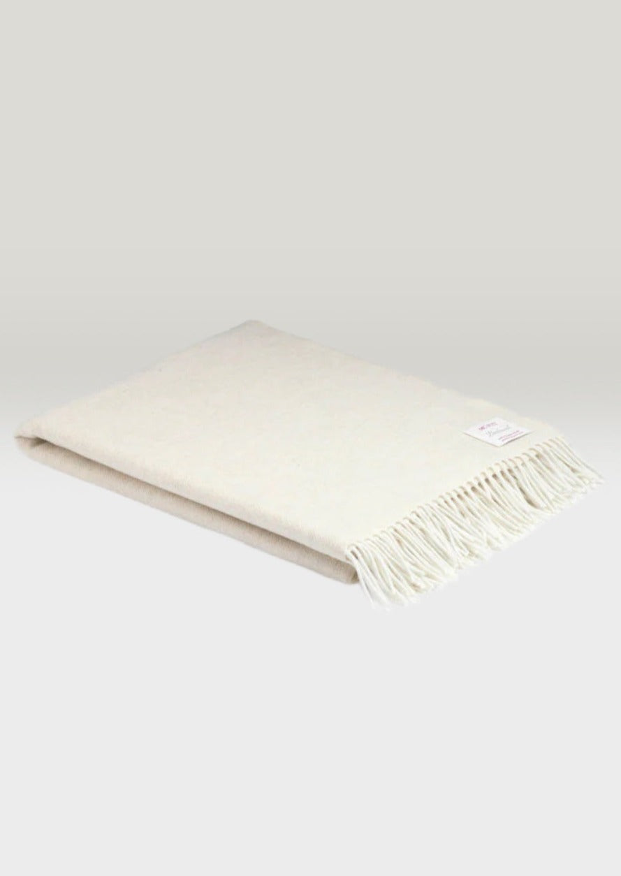 Mcnutt Linen Herringbone Supersoft Throw