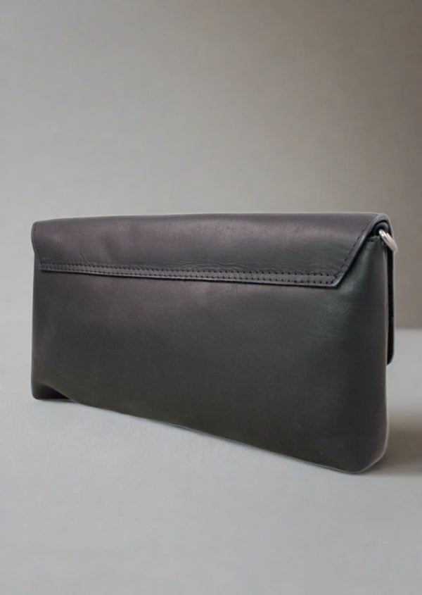 Lee River Black Ciara Clutch Bag