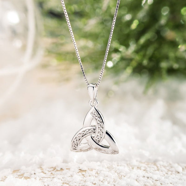 Silver Celtic Trinity Knot Pendant