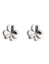 Sterling Silver Shamrock Stud Earrings