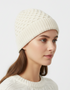 Aran Merino Wool Hat - Natural