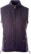 Women's Lined Sleeveless Jacket | Purple