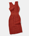 Aran Dress | Orange - Clearance