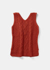 Aran Ladies Vest | Orange