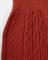 Aran Dress | Orange - Clearance
