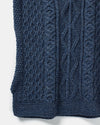 Aran Ladies Vest | Denim - Clearance