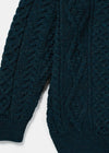 Aran Wool Sweater | Blackwatch