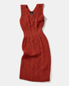 Aran Dress | Orange - Clearance