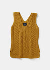Aran Ladies Vest | Sunflower