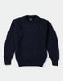 Aran Wool Sweater | Navy - Clearance