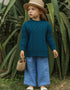 Childrens Aran Sweater | Irish Sea - Clearance