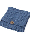 Aran Pocket Scarf | Denim