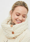 Aran Buttoned Snood