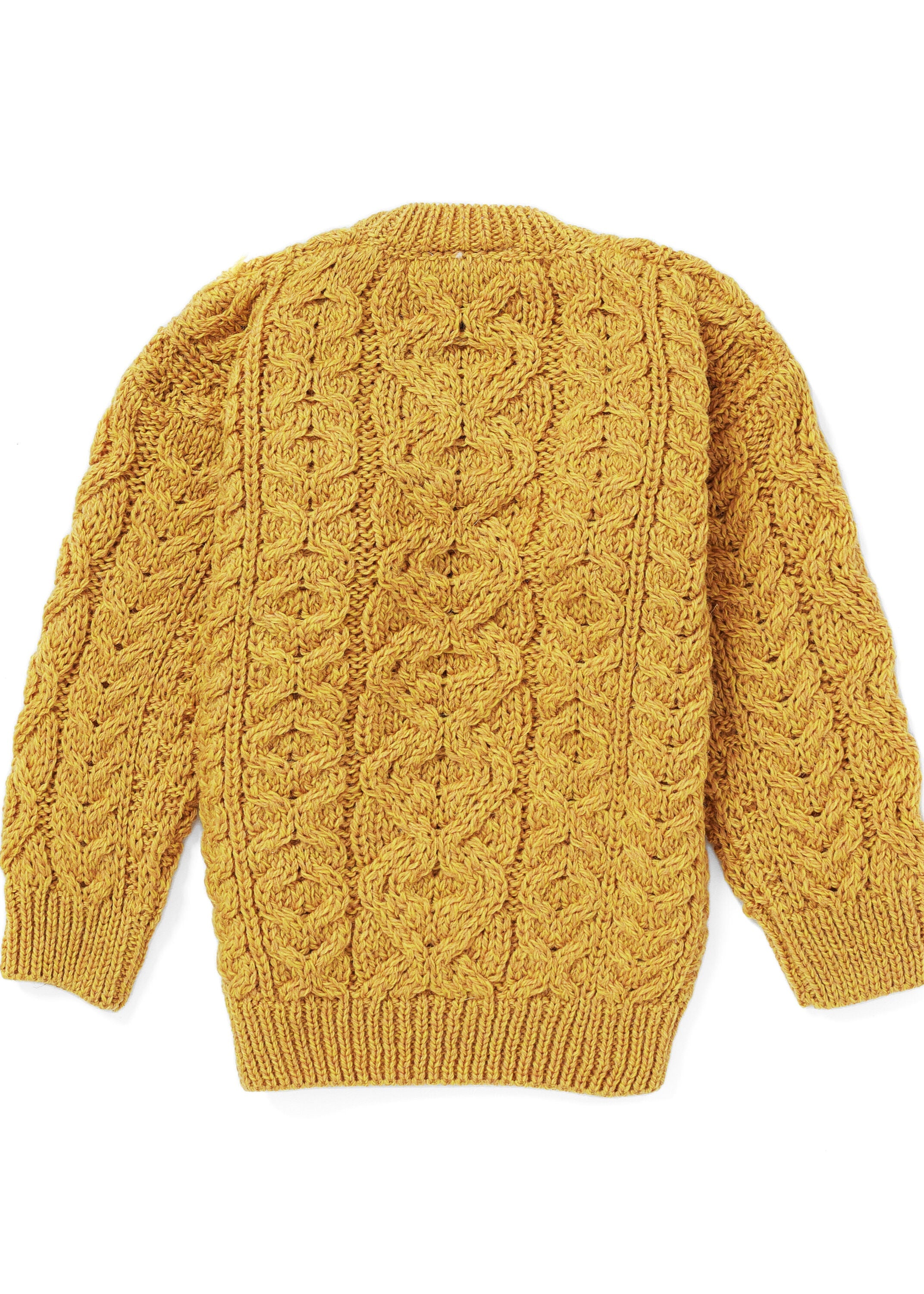 Kids Aran Sweater | Sunflower