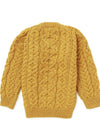 Kids Aran Sweater | Sunflower