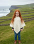 Kid's Aran Merino Poncho | Natural - Clearance