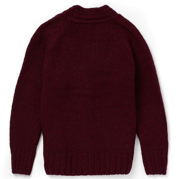Ladies Tweed Cardigan | Berry