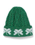 Aran Shamrock Hat | Green