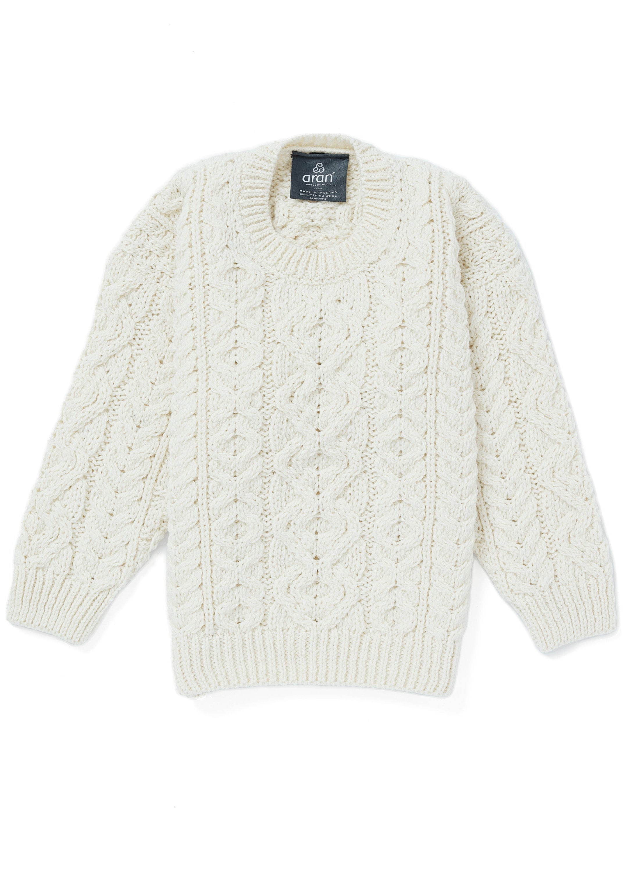 Kids Aran Sweater | Natural