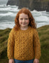 Kids Aran Sweater | Sunflower - Clearance