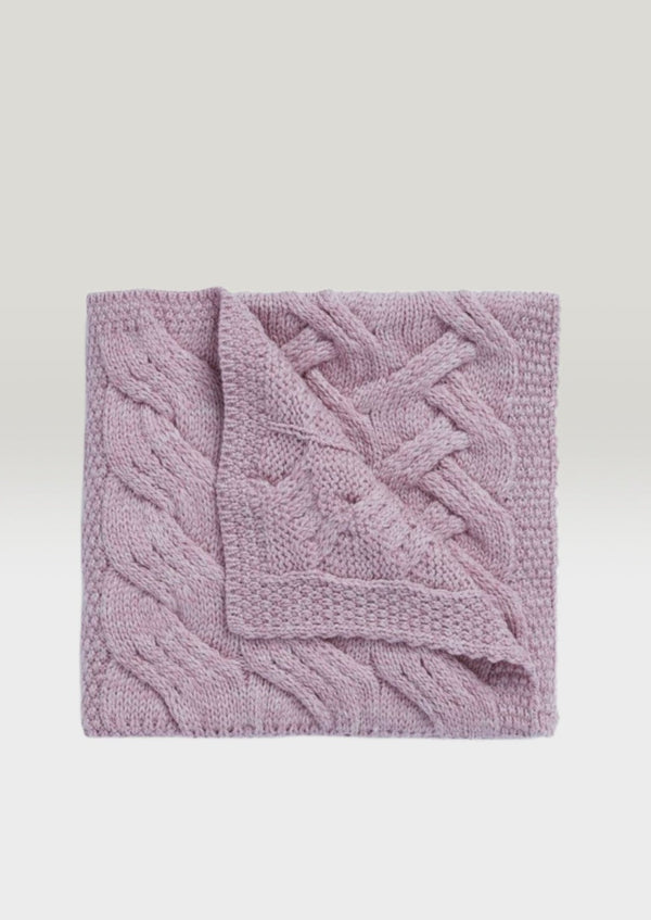 Aran Supersoft Baby Blanket - Pink