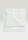 Aran Supersoft Blanket - Natural