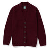Ladies' Donegal Cardigan with Side Pockets - Winter Berry