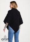 Aran Poncho | Black