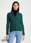 Shawl Collar Aran Cardigan