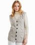 Saoirse Aran Supersoft Cardigan | Oatmeal - Clearance