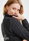 Merino Ladies Aran Cardigan